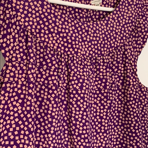 🚨4 for $20 Purple & Peach Geometric Dress Forever 21 - Picture 3 of 3